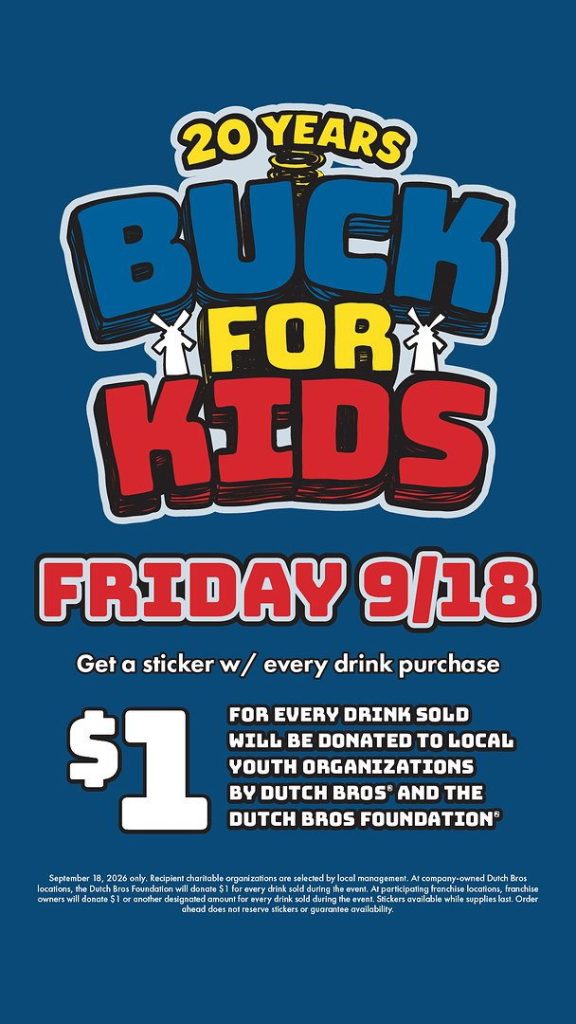 Dutch Bros Hosts 20Th Buck For Kids Day In Bend Supporting Local Youth Groups