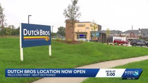 Dutch Bros Opens New Drive Thru Coffee Shop On Mills Civic Parkway In West Des M