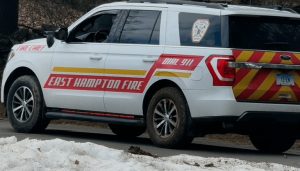 East Hampton Firefighter Injured After Vehicle Strikes Responder At Accident Sce