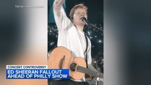 Ed Sheeran Concert In Philadelphia Proceeds After Opening Acts Quit Over Macklem