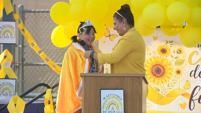 Edgewood Isd Honors Third Grader Annie S Return After Cancer Treatment