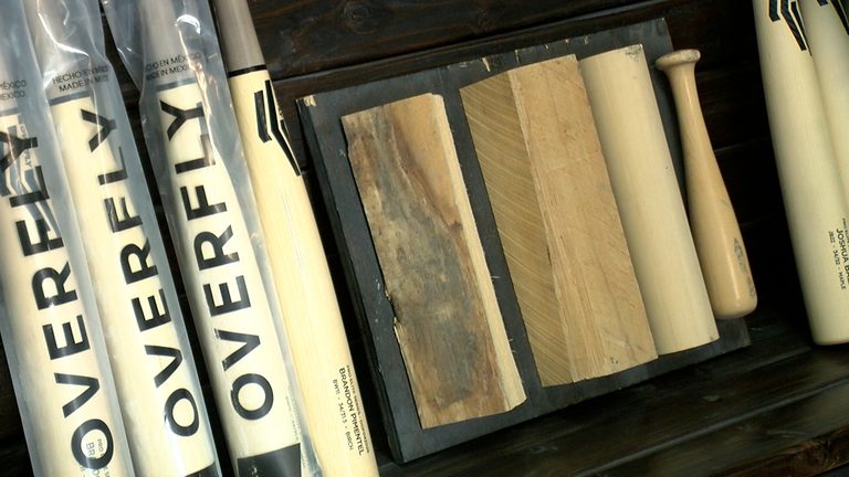 El Paso S Overfly Sports Crafts Historic Mlb Bat For Rookie Joshua Baez