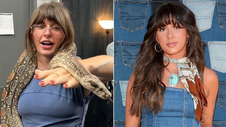 Ella Langley Celebrates Record Breaking Hit With Exotic Animal Tiktok
