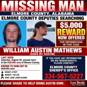 Elmore County Search Continues For Missing Hyundai Worker Austin Mathews