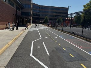 Fairfax County Traffic Garden At Bailey S Upper Elementary Teaches Kids Road Saf