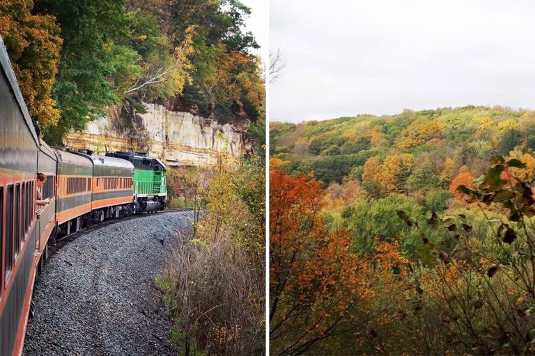 Fall Colors Train Offers Scenic Leaf Peeping Adventure In Western Wisconsin