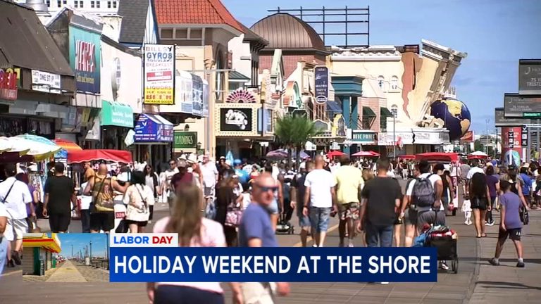 Families Celebrate Labor Day On The Jersey Shore As Summer Draws To A Close