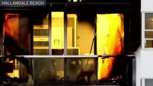 Fire Contained To Balcony Of Hallandale Beach High Rise Unit Residents Evacuated