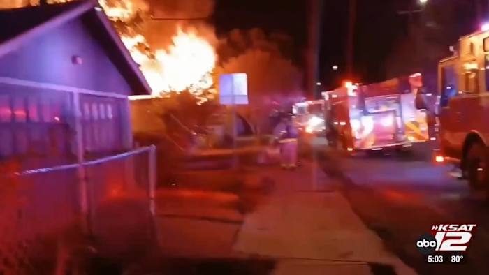 Fire Damages Detached Garage On San Antonio S Northwest Side