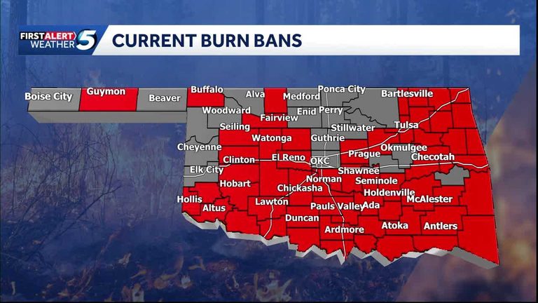 Fire Danger Stays High Across Oklahoma As Heat And Winds Persist