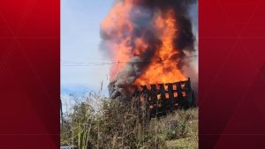 Fire Engulfs Buildings At Glenns Creek Distilling In Frankfort