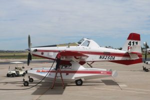 Firefighting Planes Refuel In Cheyenne As Moonshine Fire Grows Near Wheatland