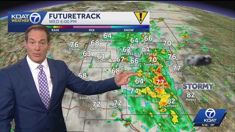 Flood Watch Remains In Effect As New Mexico Faces Heavy Rain Through Thursday