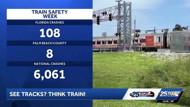 Florida Safety Campaign Urges Drivers And Pedestrians To Stay Clear Of Train Tra