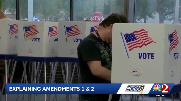Florida Voters Face Amendment 1 Rainy Day Fund Boost And Amendment 2 Farm Tax Re