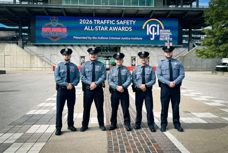 Fort Wayne Police Officers Honored As Indiana Traffic Safety All Stars