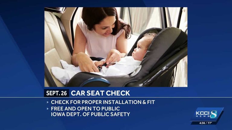 Free Car Seat Safety Checks Offered In Des Moines On Sept 26