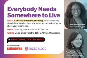 Free Minneapolis Housing Forum Invites Residents To Share Their Stories