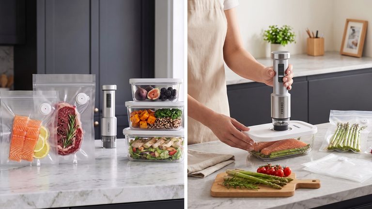 Fresko Hv9 Handheld Vacuum Sealer Offers Compact Food Storage Solution