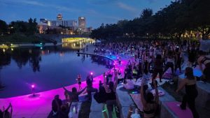 Full Moon Yoga Party Returns To Indianapolis Canal On Sept 26
