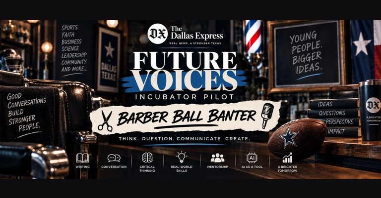 Future Voices Incubator Launches Barber Chair Talk Show For Dallas Youth