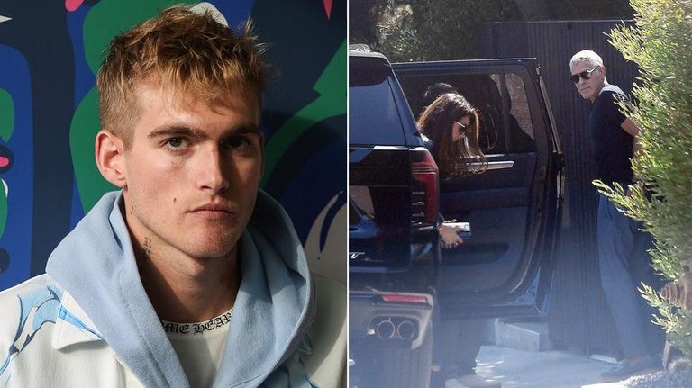 George Clooney Visits Cindy Crawford Family After Son Presley Gerber S Death