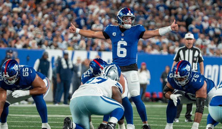 Giants Defeat Cowboys 28 20 In Sunday Night Football Debut For John Harbaugh
