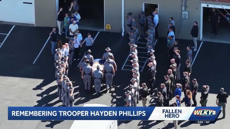 Glasgow Honors Trooper Hayden Phillips As His Body Escorted Home
