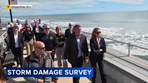 Governor Sherrill Surveys Storm Damage In Brigantine And Outlines Recovery Plan