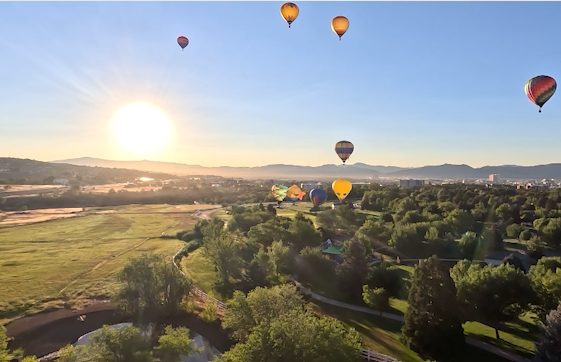 Great Reno Balloon Race Launches 45Th Annual Show With Patriotic Theme