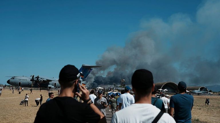 Greek Air Force Jet Crashes During Athens Flying Week Killing Two Pilots