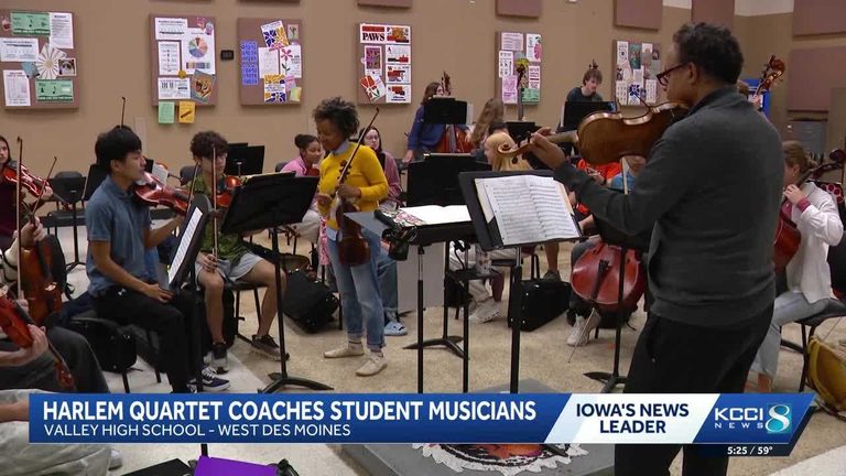Harlem Quartet Brings Classical Music Workshops To Des Moines Schools