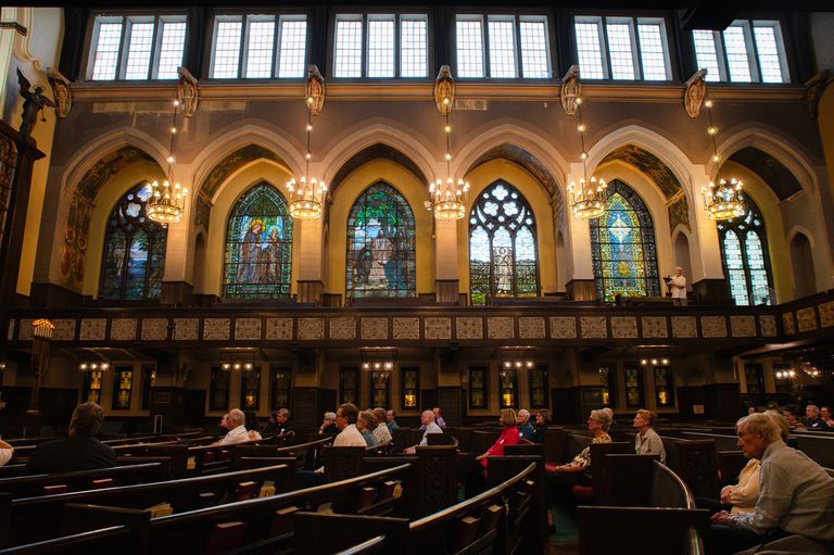 Historic Tiffany Window Restored At Second Presbyterian Church In Chicago