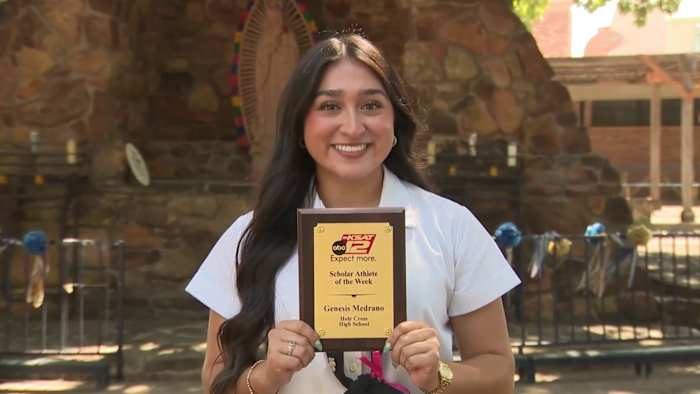 Holy Cross High School Softball Star Genesis Medrano Named Scholar Athlete Of Th