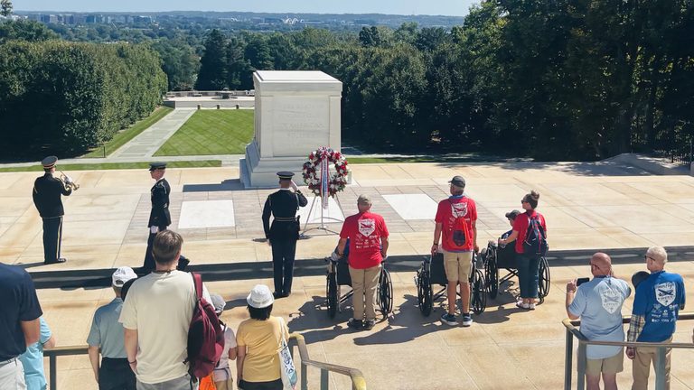 Honor Flight Upstate Sc Brings 90 Local Veterans To Washington D C For Memorial