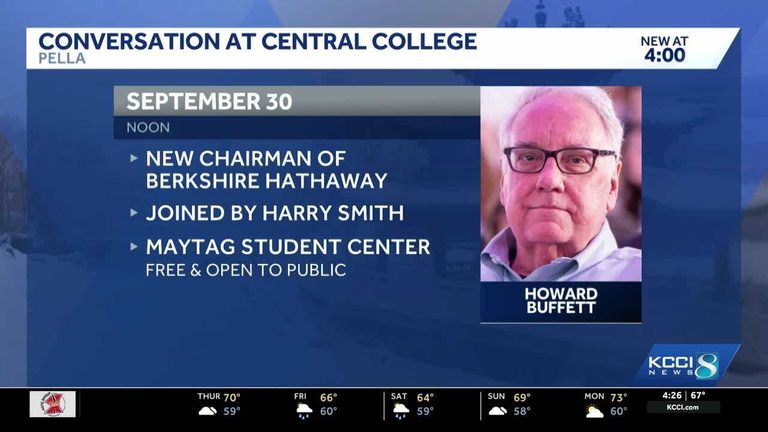 Howard Buffett To Discuss Ukraine Aid At Central College In Pella