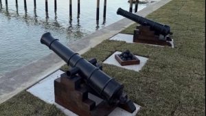 Hudson Couple Crafts Full Size Replica Cannons For Tampa Bay Pirates
