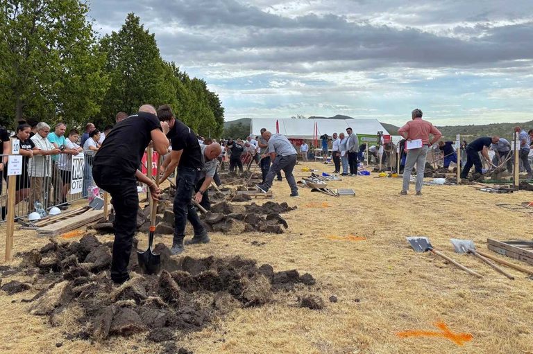 Hungarian Cemetery Workers Compete In Fastest Grave Digging Contest