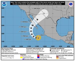 Hurricane Polo Expected To Bring Heavy Rain And Flood Risks To New Mexico
