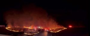 I 20 Closed Near Marshall After Major Crash And Fire