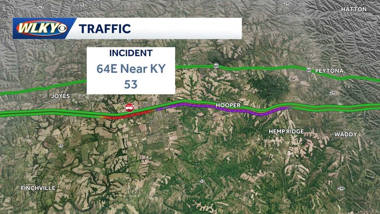 I 64 East Closed Near Ky 53 After Semi Crash In Shelby County