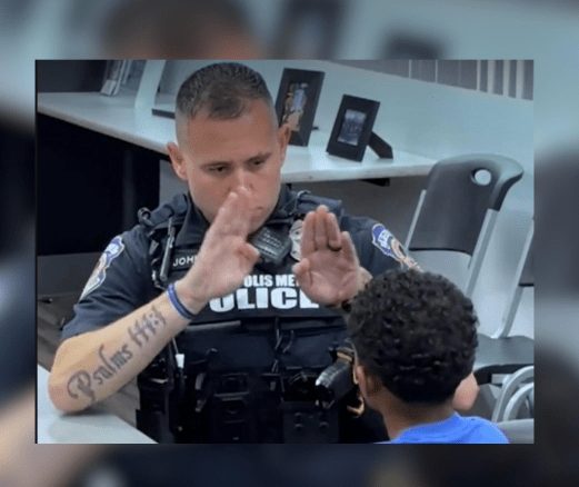 Impd Officer And Local Deaf Youth Use Sign Language To Bridge Community Ties