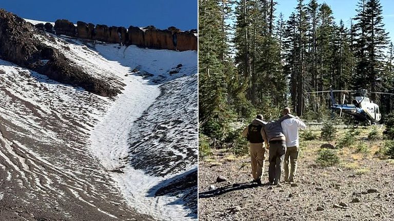 Injured Mount Shasta Climber Crawls To Cabin And Is Rescued After 500 Foot Fall