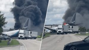 Investigation Continues A Week After Amazon Cargo Plane Crash At Miami Internati
