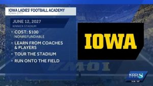 Iowa Ladies Football Academy Wave Edition To Raise Nicu Funds At Kinnick Stadium