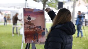 Jackson Hole Quick Draw Brings Live Art To Town Square With Auction Benefiting C