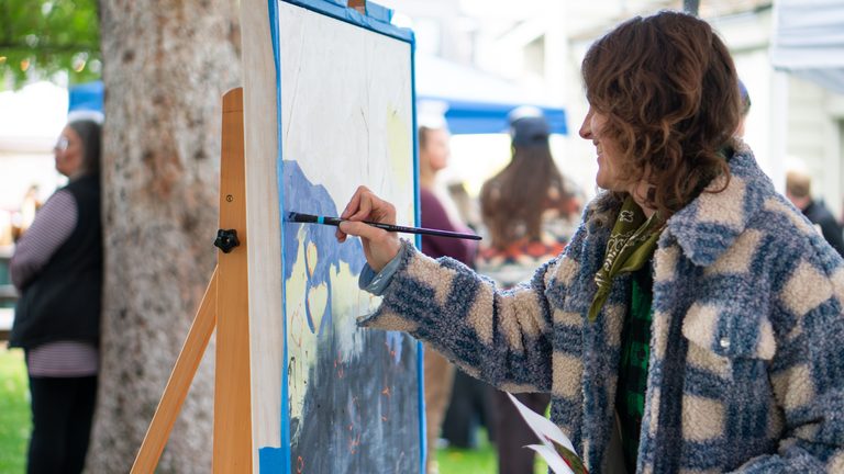 Jackson Hole Quickdraw Auction Brings Live Art To Town Square Saturday