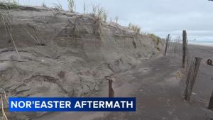 Jersey Shore Communities Begin Recovery After Weekend Nor Easter Causes Erosion