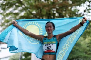 Kazakh Race Walker Stripped Of Asian Games Gold After Protest Over Footwear