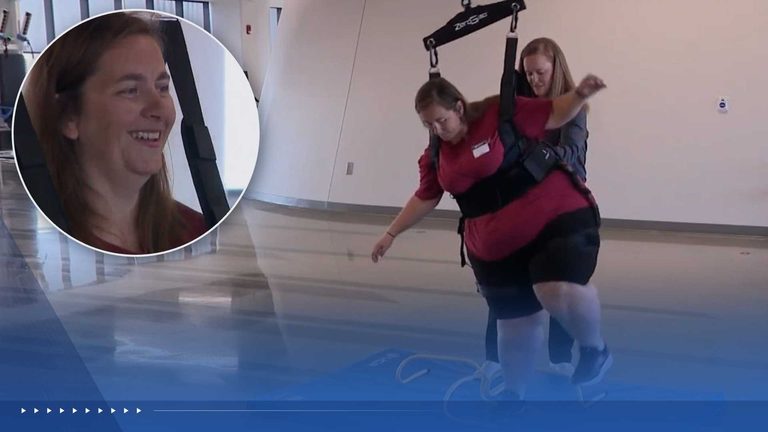 Kentucky Mom Regains Walking Ability Using Zero G Rehab Technology